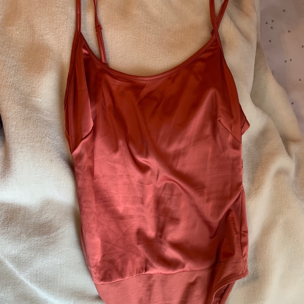Zara silk bodysuit